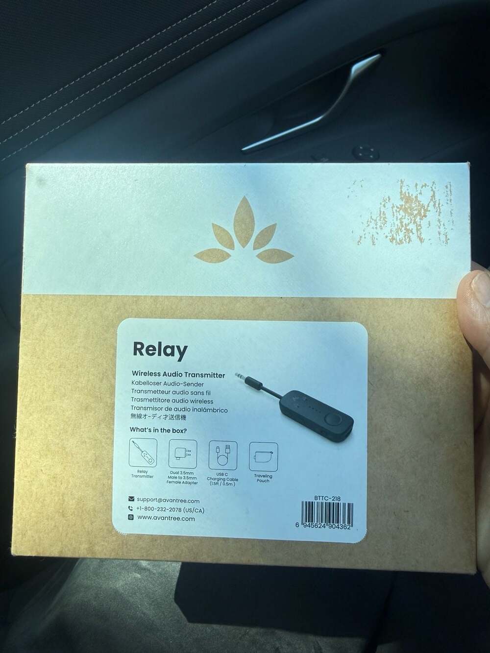 Avantree Relay Wireless Audio Transmitter NIB